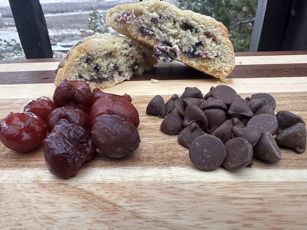 Mountain View Treats Cherry Dark Chocolate Scone
