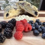 Mountain View Treats Triple Berry White Chocolate Scone