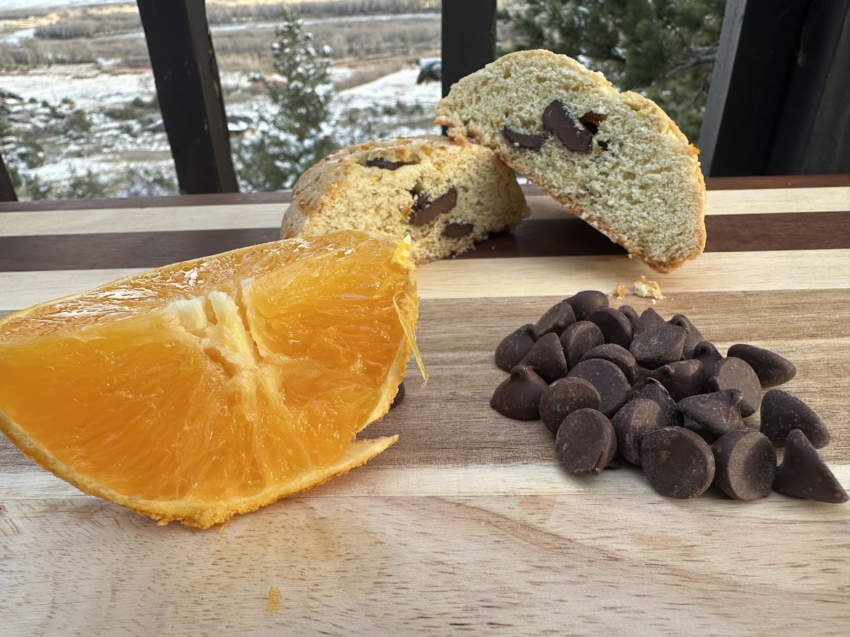 Mountain View Treats Orange Dark Chocolate Scone